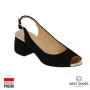 Sandals female black Marco (Poland) model 4782