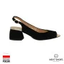 Sandals female black Marco (Poland) model 4782