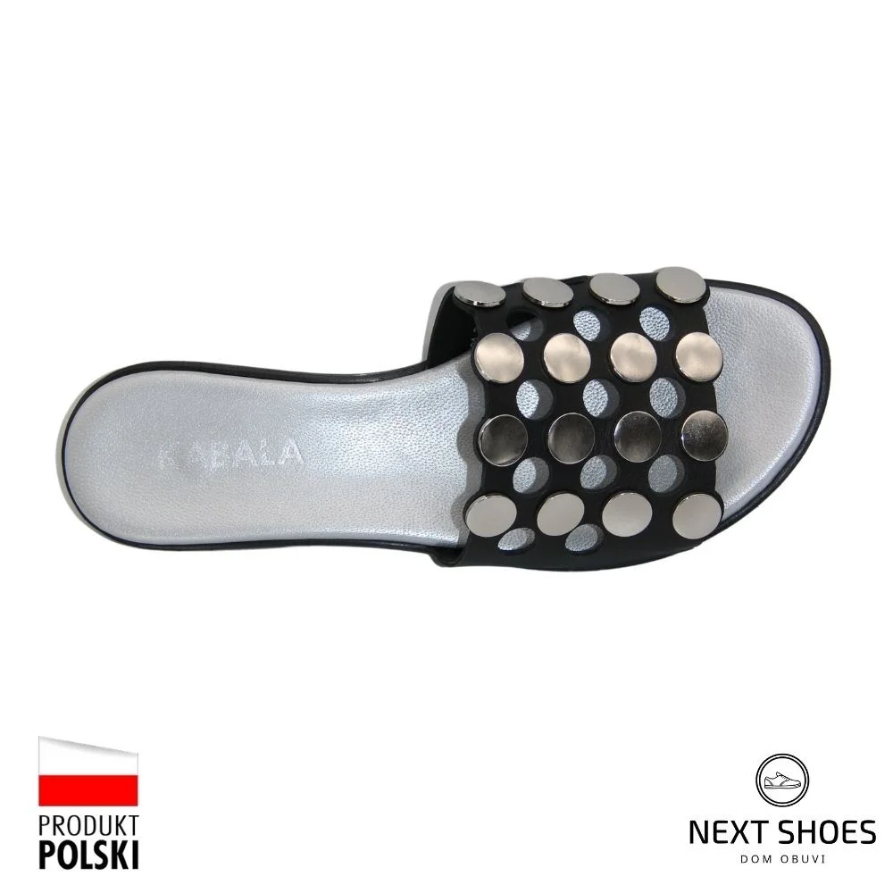 Шльопанці жіночі чорні Kabala (Польща) модель 4799