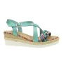 Sandals women's turquoise Presso (Spain) model 4803