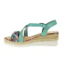 Sandals women's turquoise Presso (Spain) model 4803