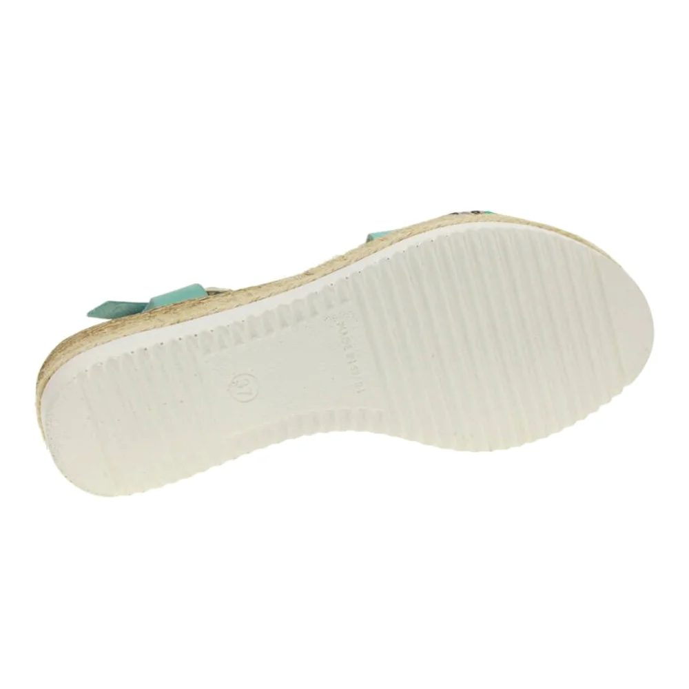 Sandals women's turquoise Presso (Spain) model 4803