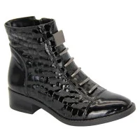 Women's black boots Contes Poland 457 4816