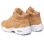Beige lace-up boots Kangaroos (USA) model 4827