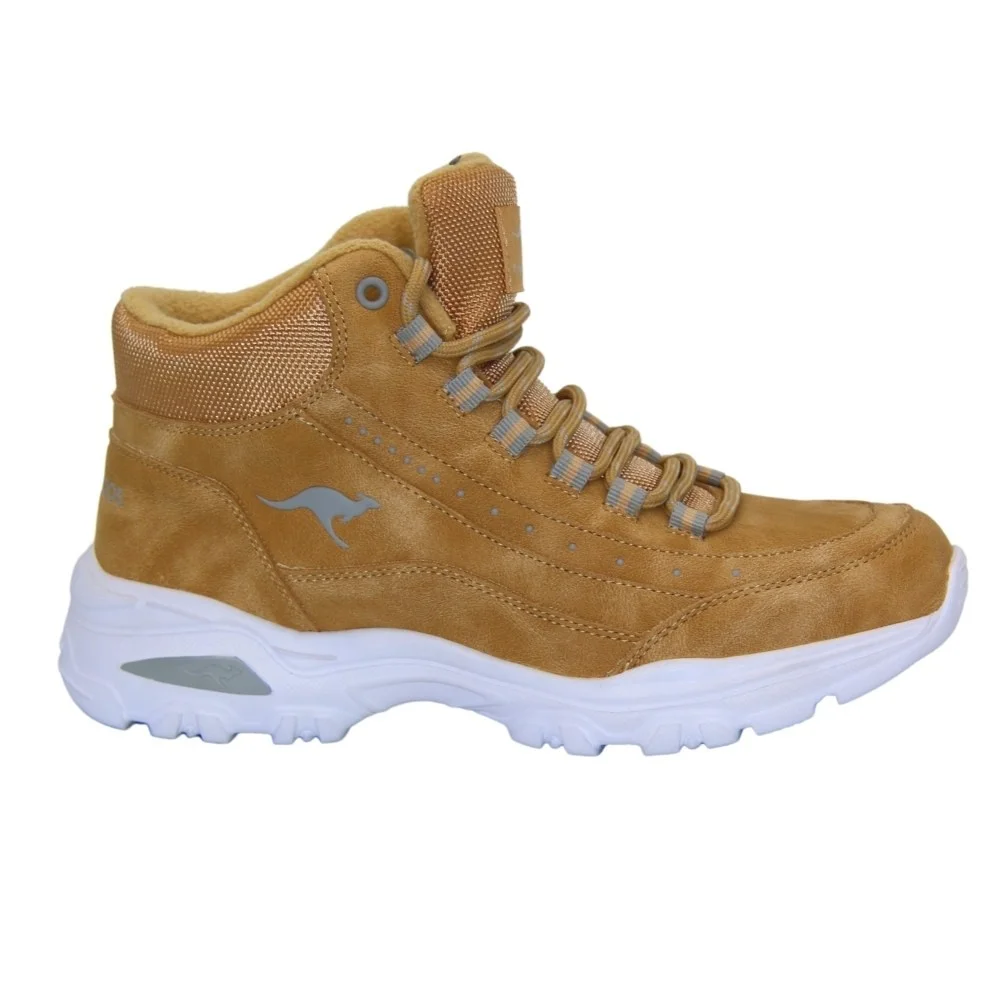 Beige lace-up boots Kangaroos (USA) model 4827