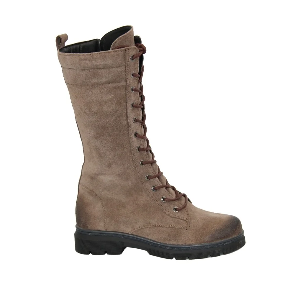 Женские бежевые сапоги зимние Steizer (Польша) модель 4838