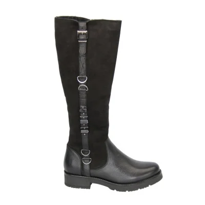 Women's black boots SIMEN Poland 3021 4850