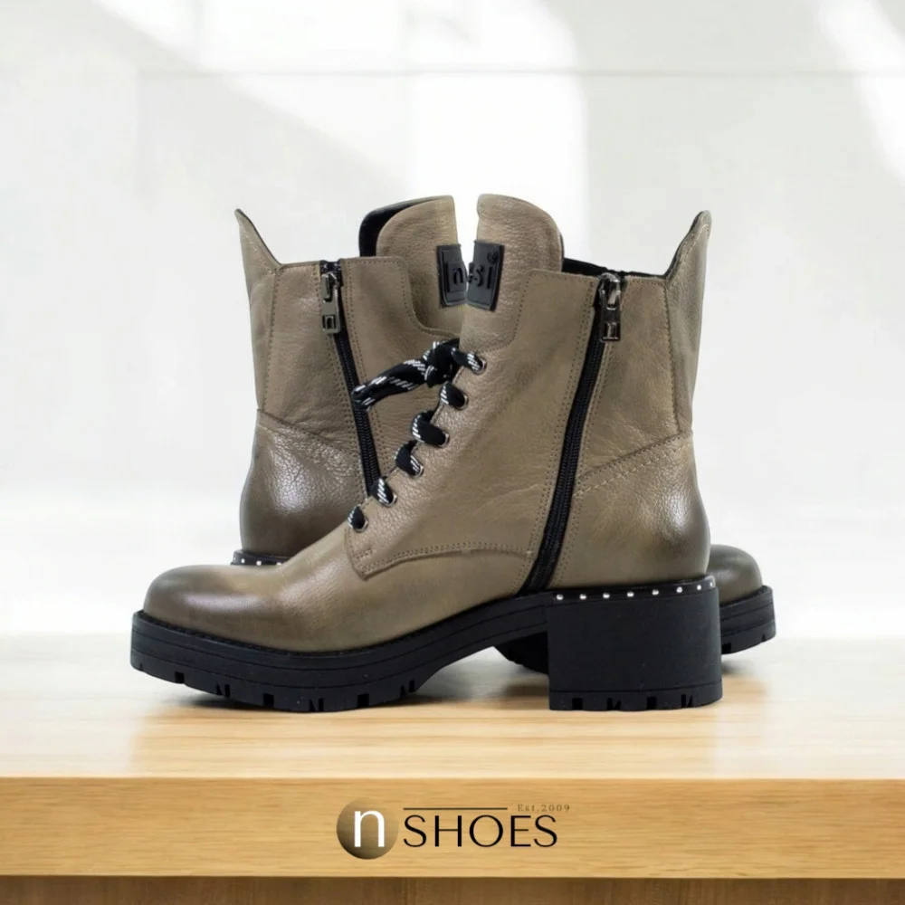 Women’s Mid-Season Leather Boots NESSI 20758 4864