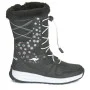 Women’s Black Winter Boots KangaRoos K-Glaze Rtx 18405-000-5002 Jet Black-Silver