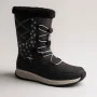 Women’s Black Winter Boots KangaRoos K-Glaze Rtx 18405-000-5002 Jet Black-Silver