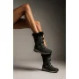 Women’s Black Winter Boots KangaRoos K-Glaze Rtx 18405-000-5002 Jet Black-Silver
