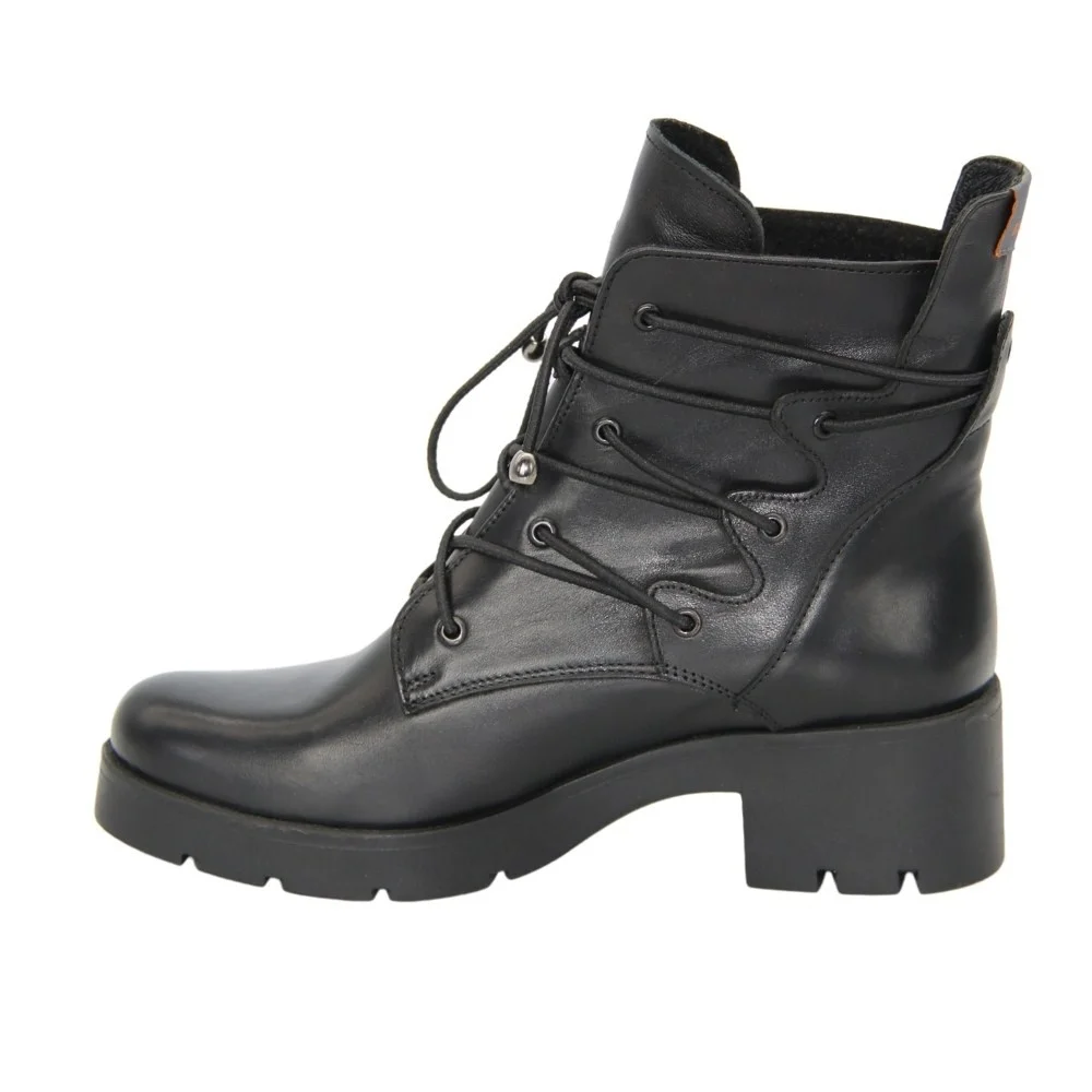 Женские черные демисезонные ботинки Badura 1133-0000-3 модель 4873