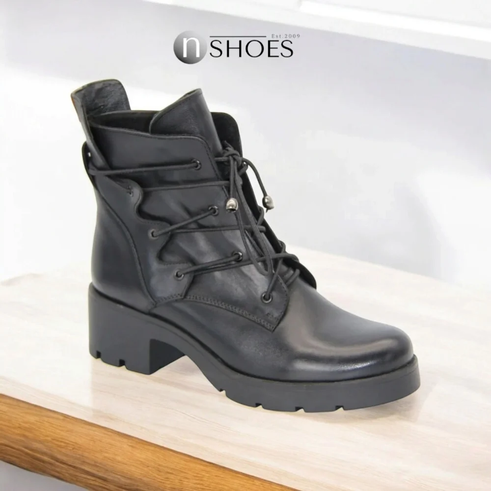 Женские черные демисезонные ботинки Badura 1133-0000-3 модель 4873