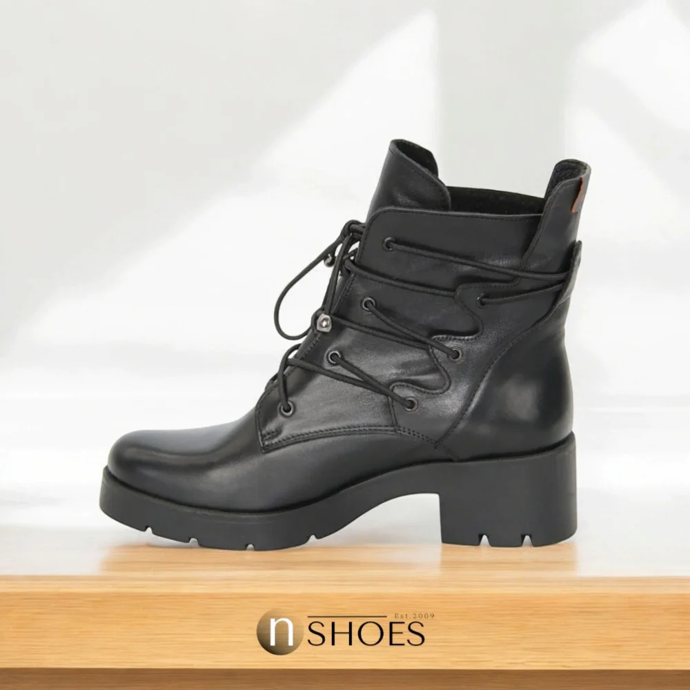 Женские черные демисезонные ботинки Badura 1133-0000-3 модель 4873