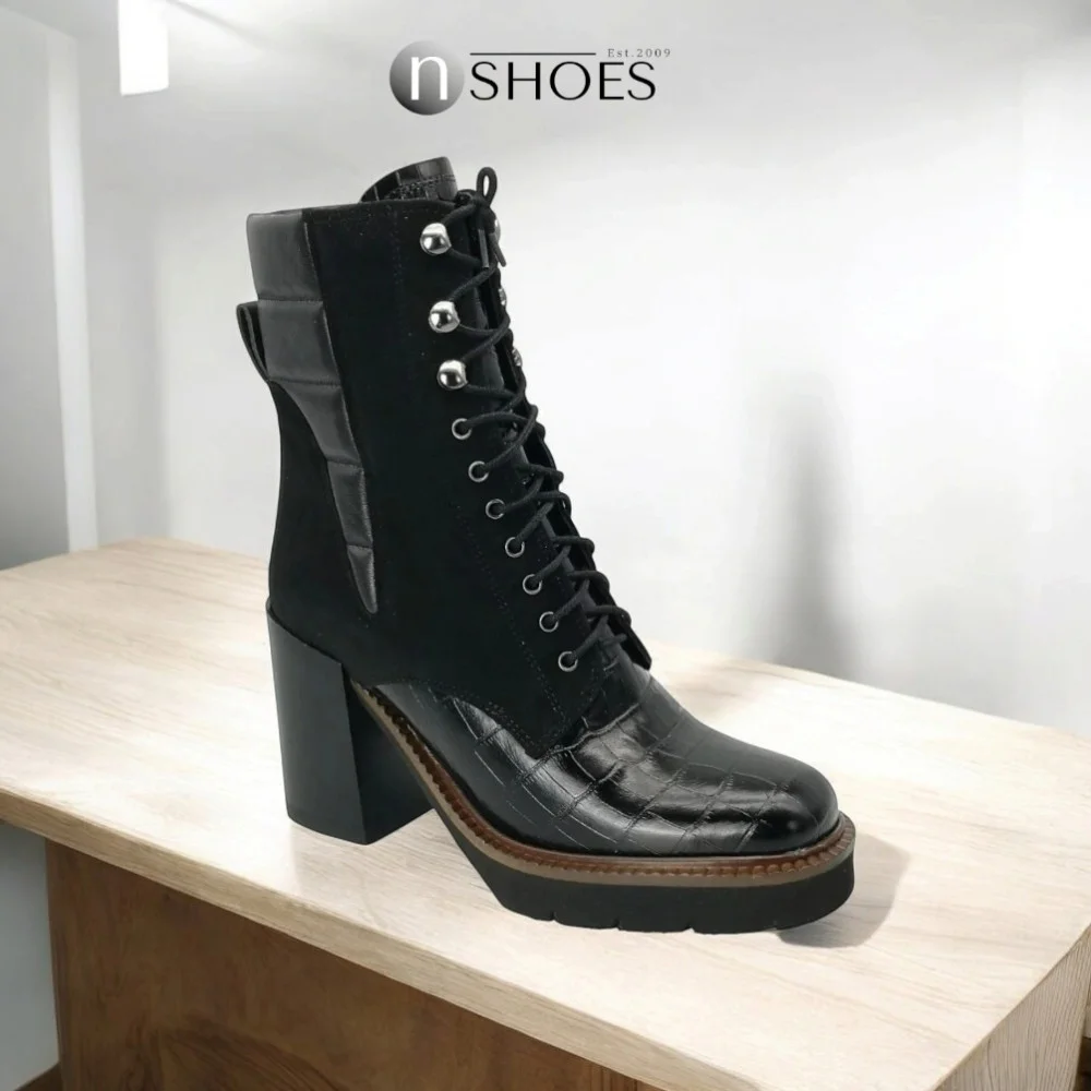 Жіночі чорні демісезонні черевики Visconi 2684365-365 4884