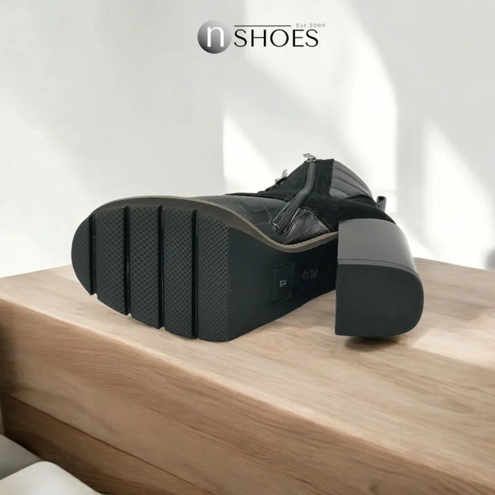 Жіночі чорні демісезонні черевики Visconi 2684365-365 4884