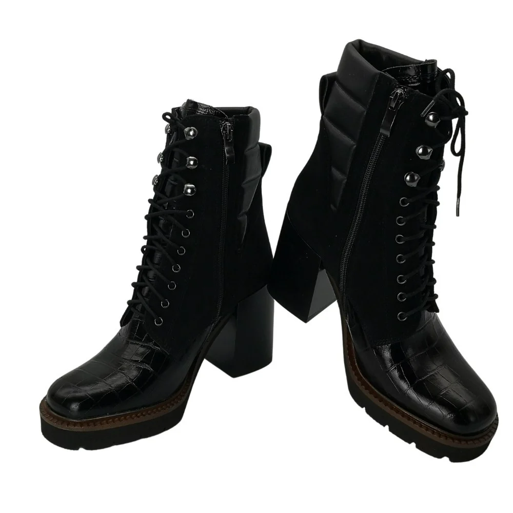 Жіночі чорні демісезонні черевики Visconi 2684365-365 4884