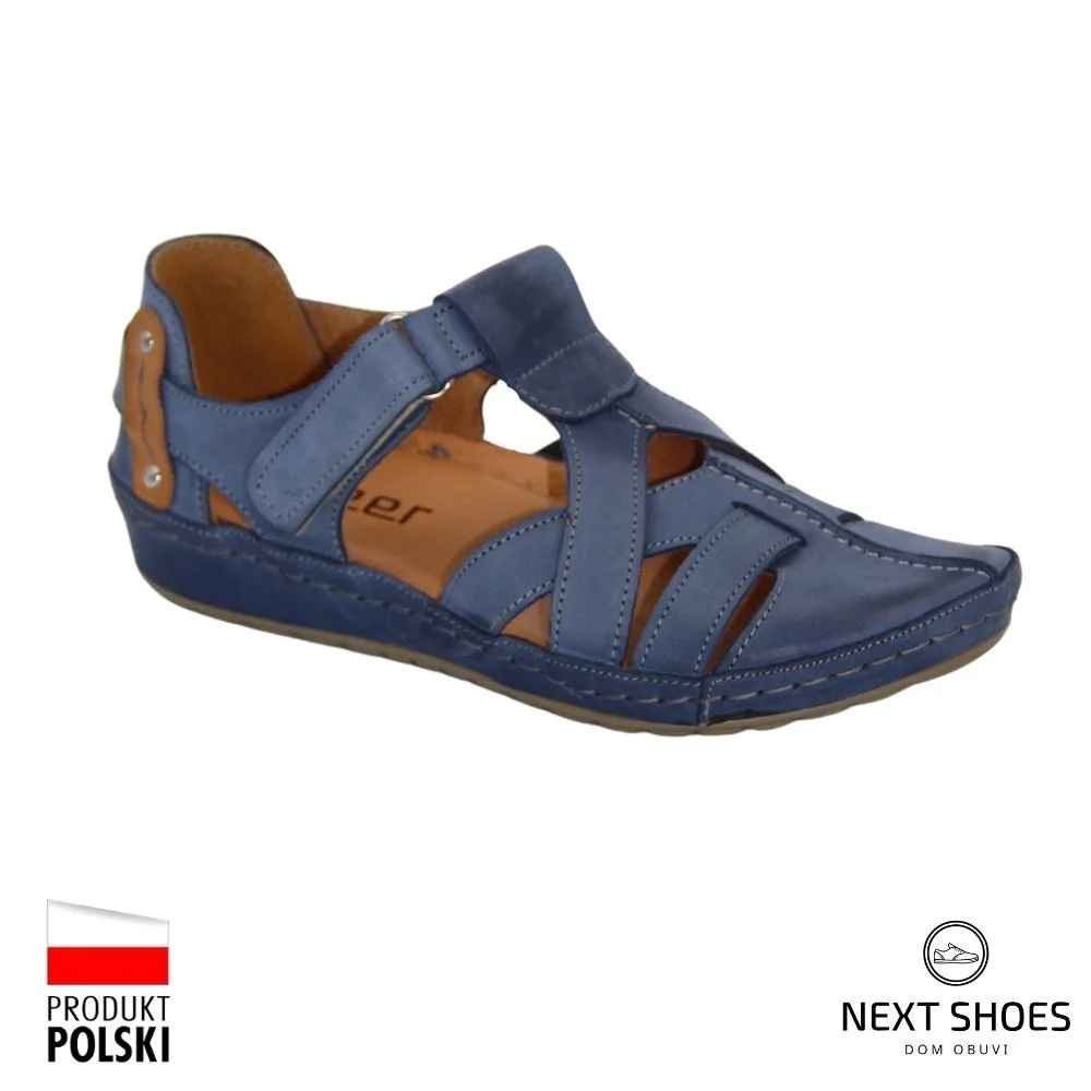 Sandals blue Steizer (Poland) model 4922