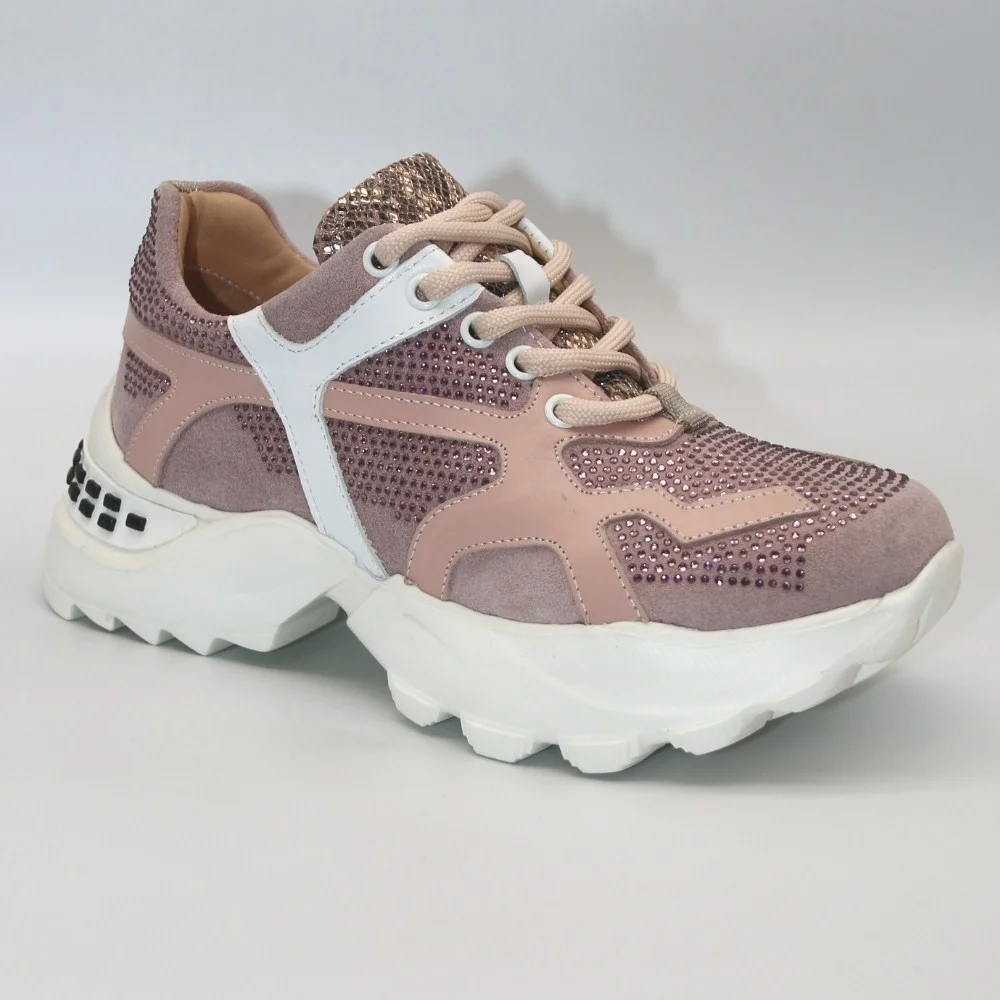 Sneakers women's pink Lottini (Turkey) model 4930