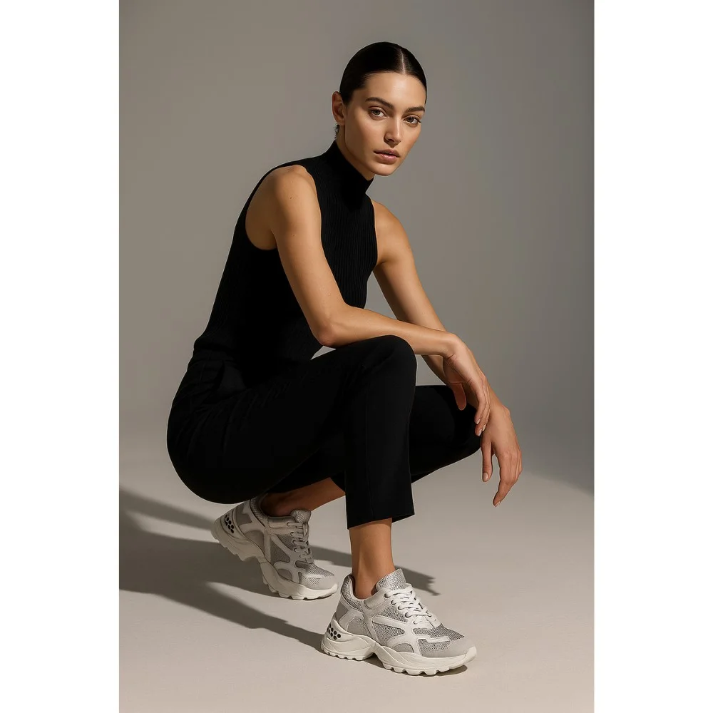 Кроссовки белые Lottini (Турция) модель 4931