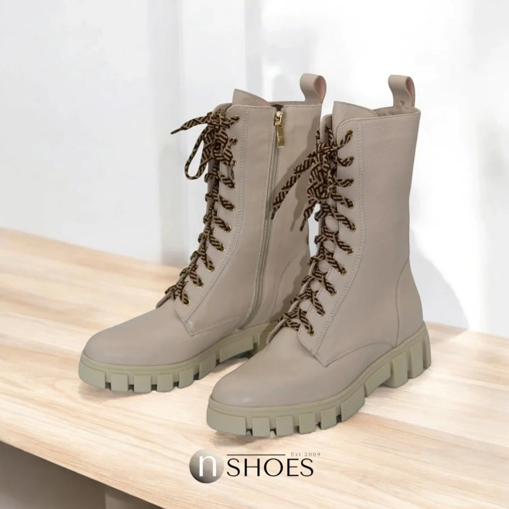 Жіночі бежеві півчобітки демісезонні Best but (Польща) модель 5090