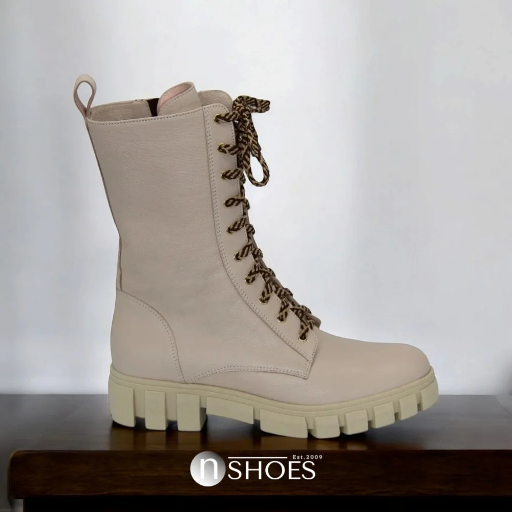 Жіночі бежеві півчобітки демісезонні Best but (Польща) модель 5090