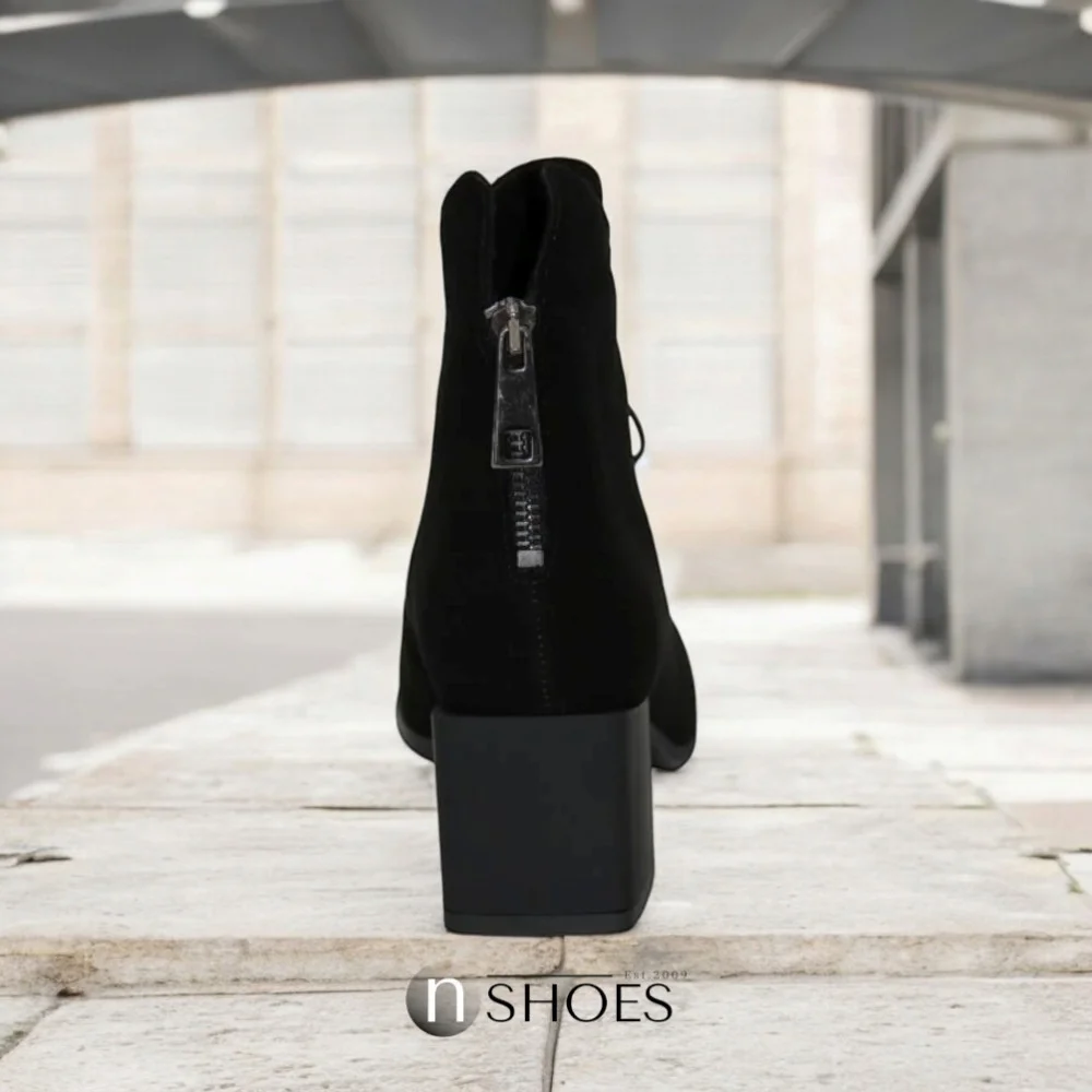 Women's Black Boots Bellum b-1305-filc 5096