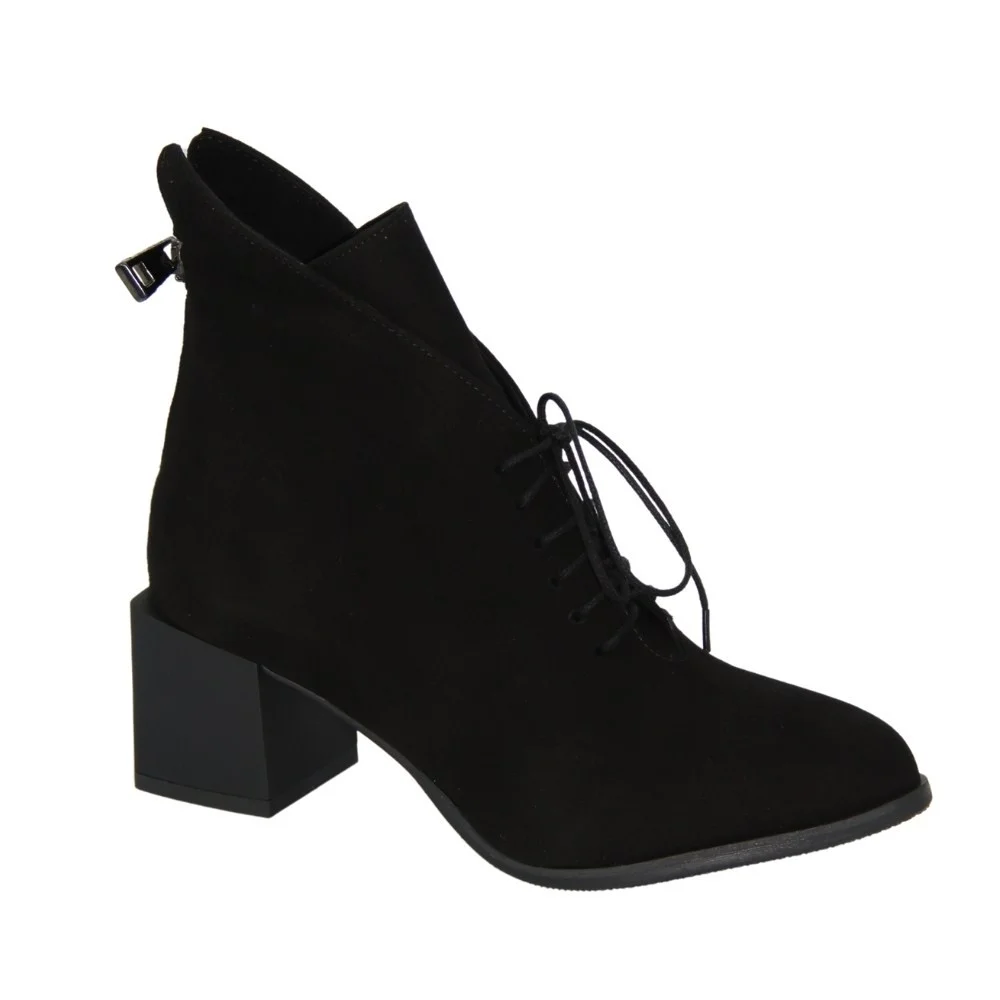 Women's Black Boots Bellum b-1305-filc 5096