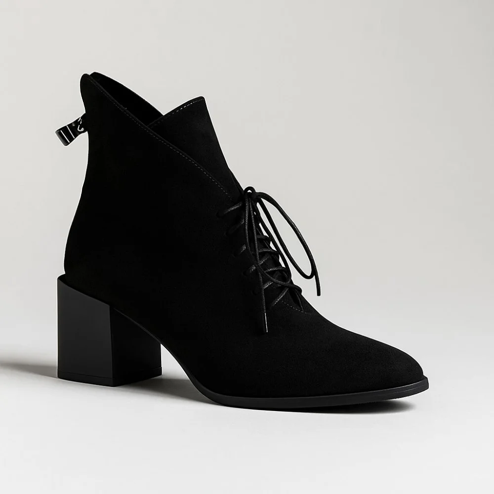 Women's Black Boots Bellum b-1305-filc 5096