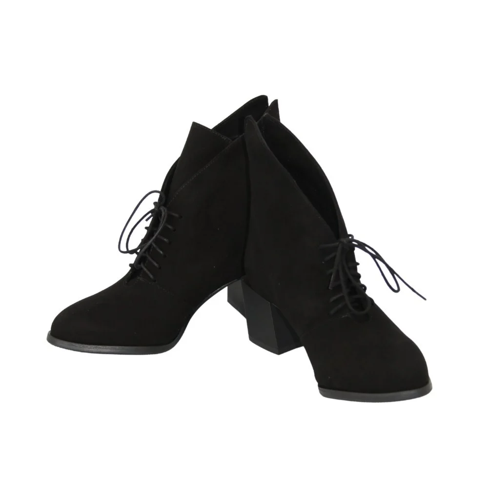 Women's Black Boots Bellum b-1305-filc 5096