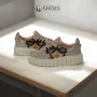 Women's beige sneakers Evromoda (Turkey) model 5100