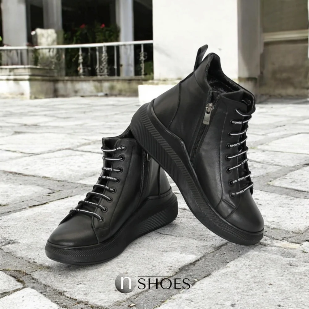 Women's Leather Boots Evromoda 375-705-sa 5101