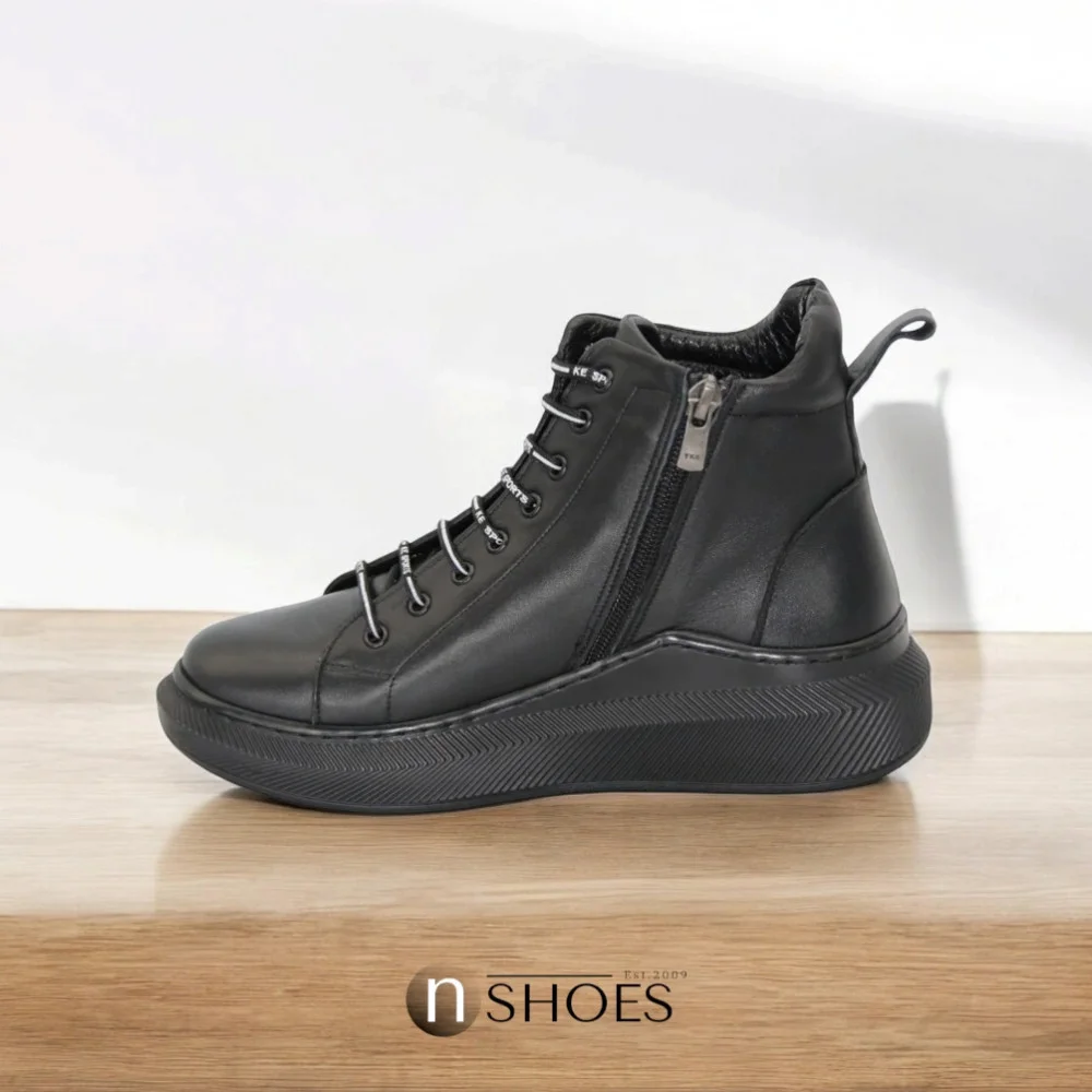 Women's Leather Boots Evromoda 375-705-sa 5101