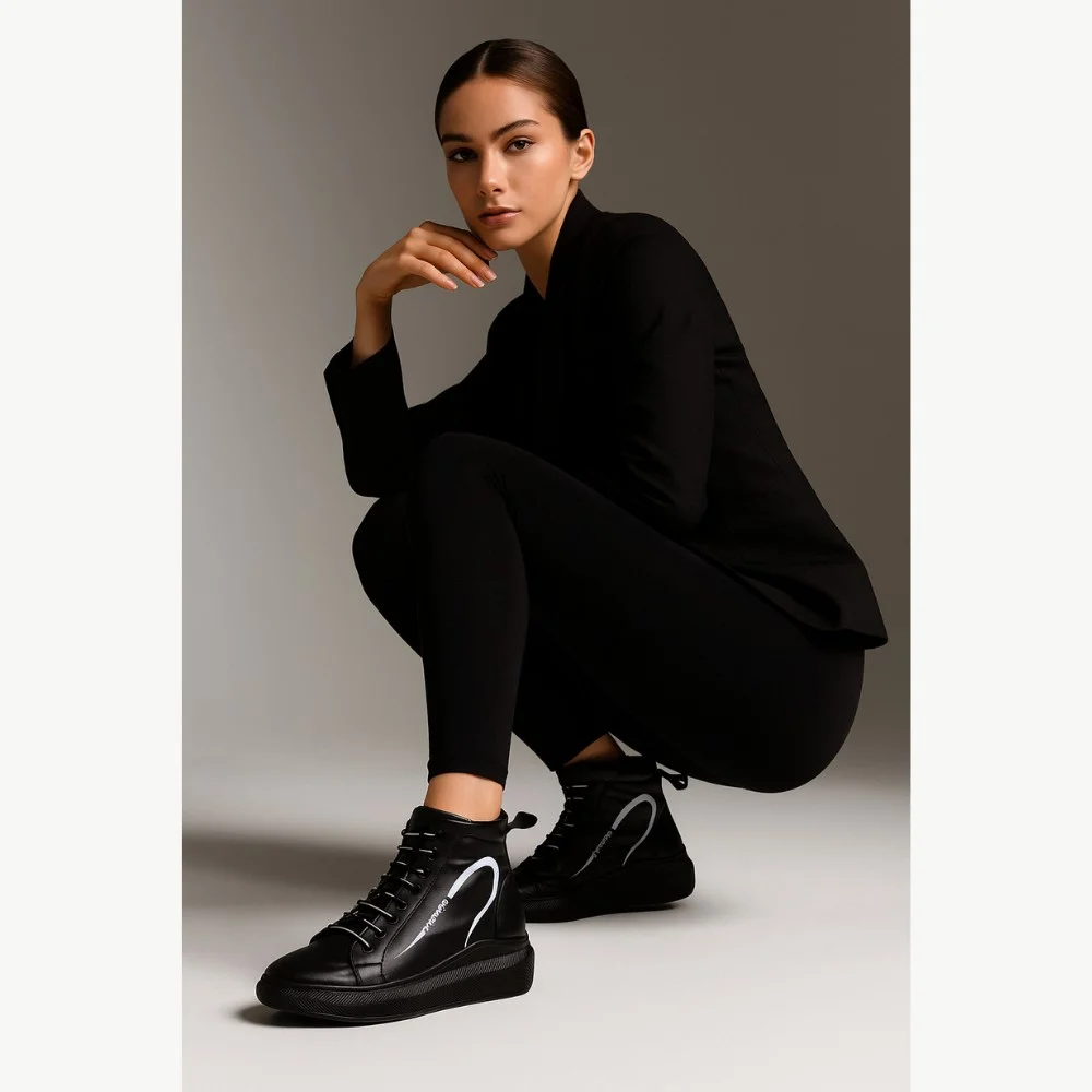 Women's Leather Boots Evromoda 375-705-sa 5101