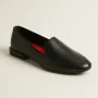 Women's black shoes loafers Evromoda (Turkey) model 5104