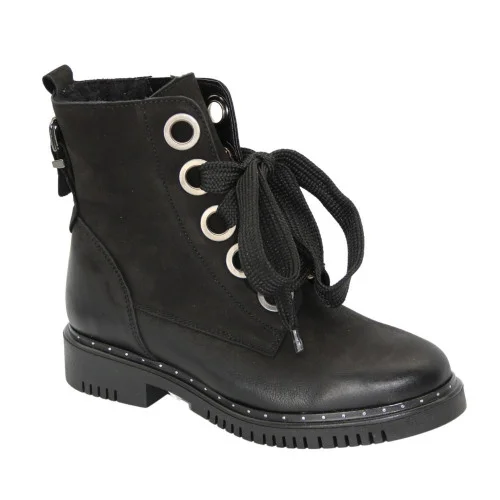 Жіночі чорні черевики Contes Польща 494s 5109 Жіночі чорні черевики Contes Польща 494s 5109