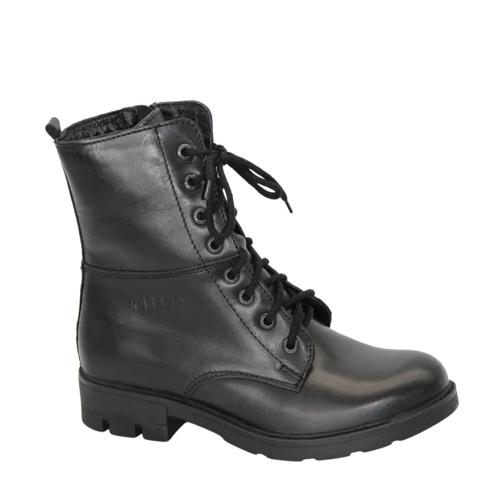 Женские черные ботинки Lesta (Польша) арт 191-6477-7-1048 модель 5118