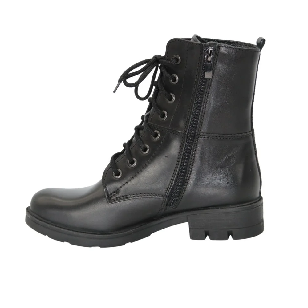 Женские черные ботинки Lesta (Польша) арт 191-6477-7-1048 модель 5118