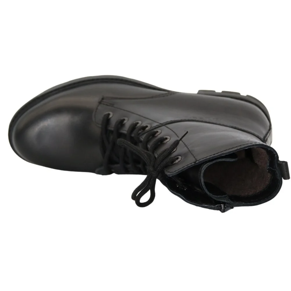 Женские черные ботинки Lesta (Польша) арт 191-6477-7-1048 модель 5118