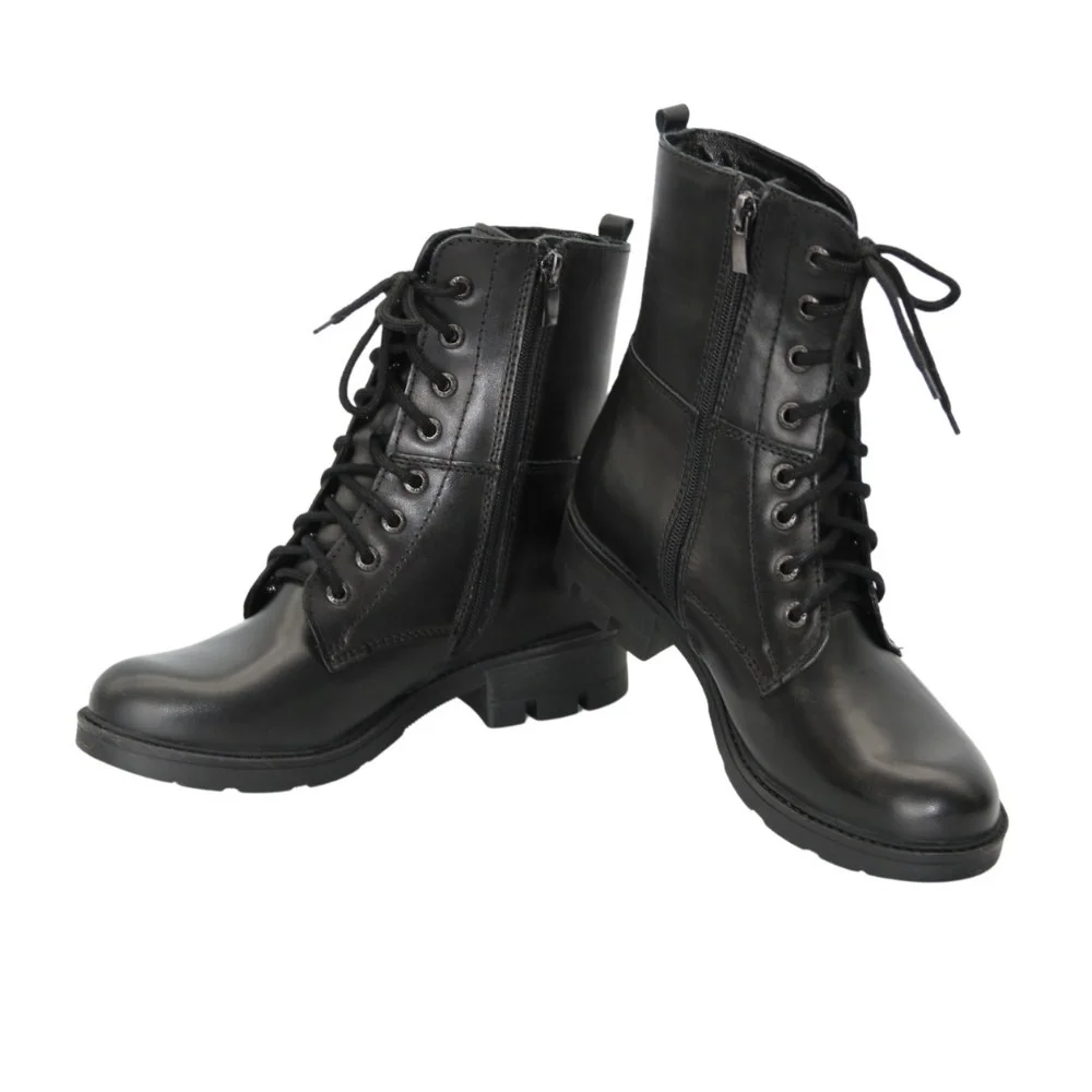 Женские черные ботинки Lesta (Польша) арт 191-6477-7-1048 модель 5118