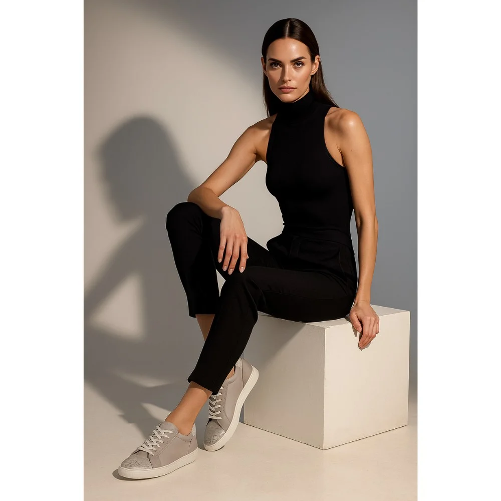 Жіночі демісезонні кеди Badura N494-437-494 з натуральної шкіри