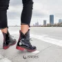 Women's black low-cut ankle boots Flisalla (Poland) model 5139