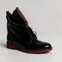 Women's black low-cut ankle boots Flisalla (Poland) model 5139