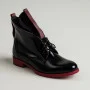 Women's black low-cut ankle boots Flisalla (Poland) model 5139
