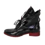 Women's black low-cut ankle boots Flisalla (Poland) model 5139