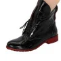 Women's black low-cut ankle boots Flisalla (Poland) model 5139