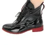 Women's black low-cut ankle boots Flisalla (Poland) model 5139