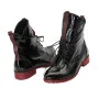 Women's black low-cut ankle boots Flisalla (Poland) model 5139