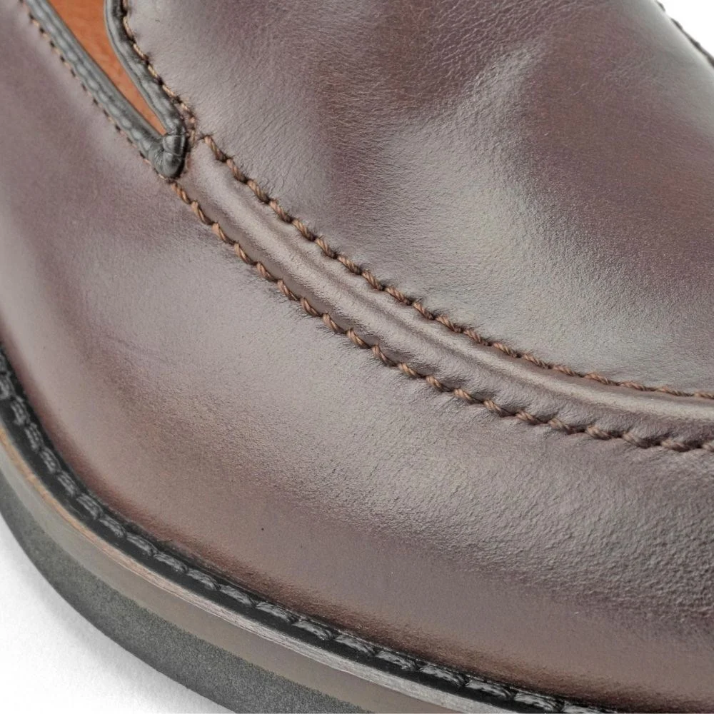 Women's brown loafers Solo Femme (Poland) model 5148