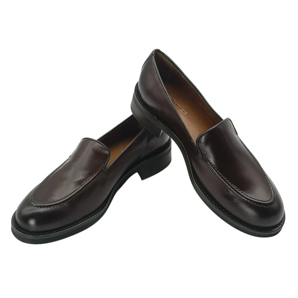 Women's brown loafers Solo Femme (Poland) model 5148